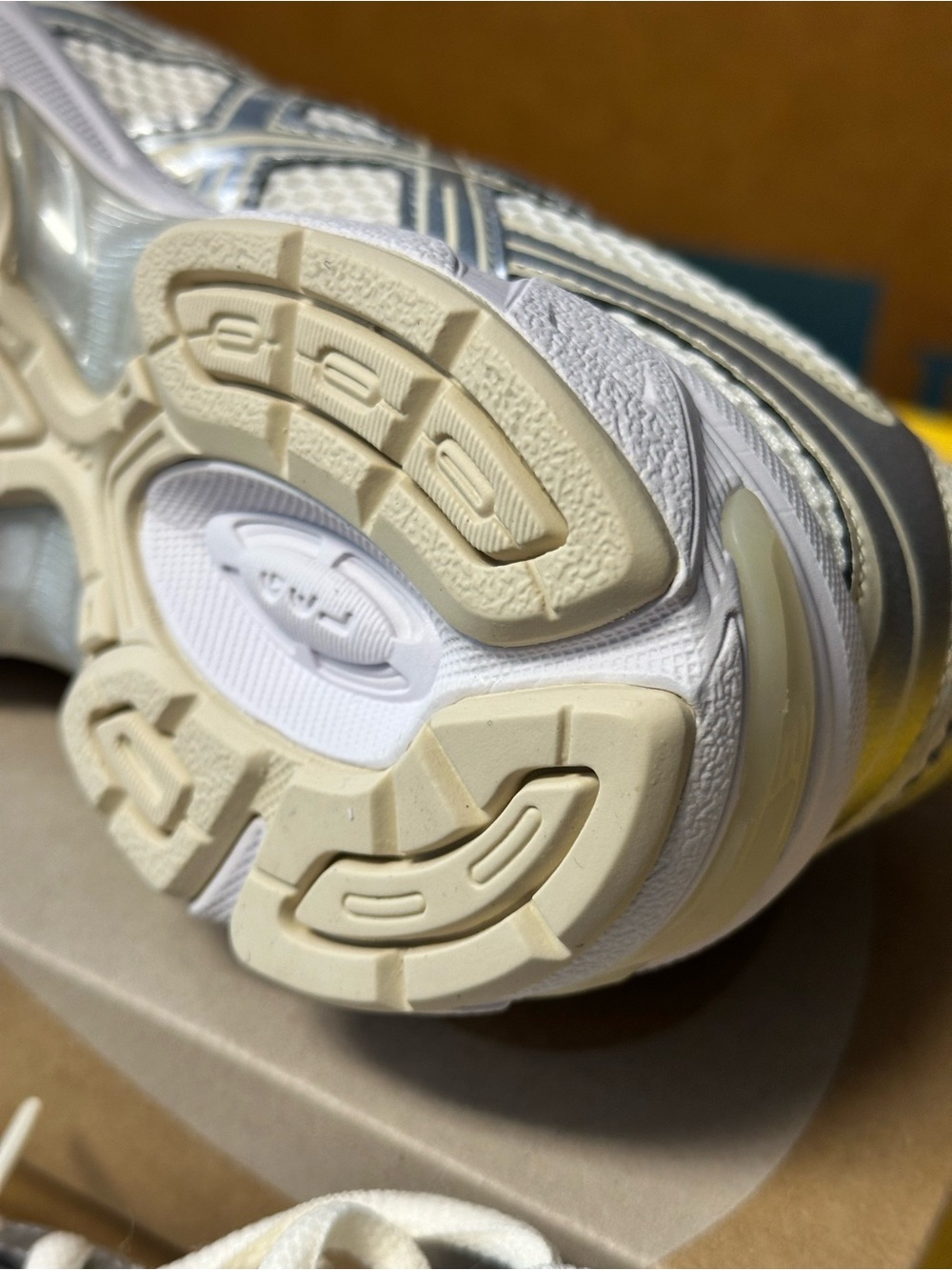 ASICS GEL-1130 Silver and White Running Sneakers - NEW - Picture 7 of 11